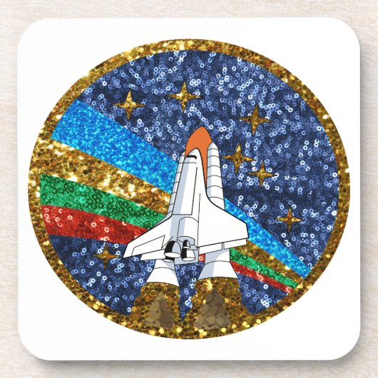 Raumschiff Getränkeuntersetzer (Vorderseite)