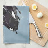 Raumschiff Handtuch (Viertel Falte)