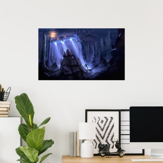 Raumschiff-Invasion v2 Poster (Heimbüro)