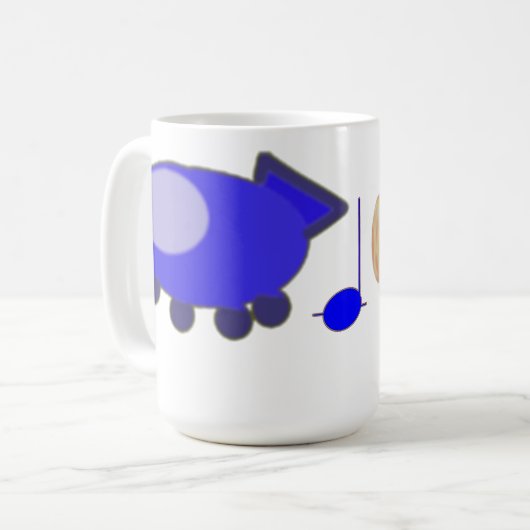 Raumschiff Kaffeetasse (Vorderseite Links)