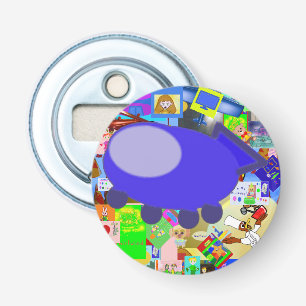 Raumschiff-Knopf-Flaschenöffner Flaschenöffner