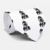 Raumschiff Krawatte (Gerollt)