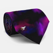 Raumschiff-Krawatte Krawatte (Gerollt)