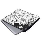 Raumschiff-Laptop-Tasche Laptopschutzhülle (Vorne Knopf)