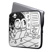 Raumschiff-Laptop-Tasche Laptopschutzhülle (Vorderseite Links)