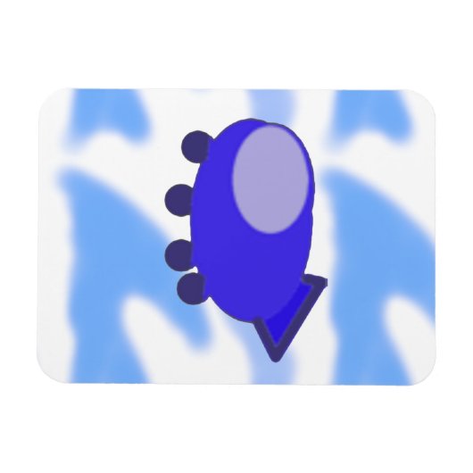 Raumschiff Magnet (Horizontal)