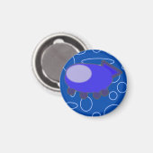 Raumschiff Magnet (Vorderseite/Rückseite)