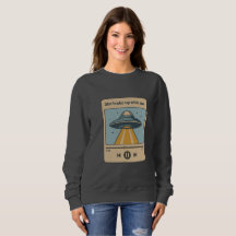 Raumschiff mit neuem Design-Sweatshirt