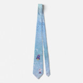 Raumschiff mit Satellit zum Mond Krawatte (Vorderseite)