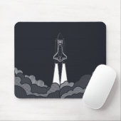 Raumschiff Mousepad (Mit Mouse)