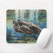 Raumschiff Mousepad (Mit Mouse)