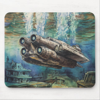 Raumschiff Mousepad