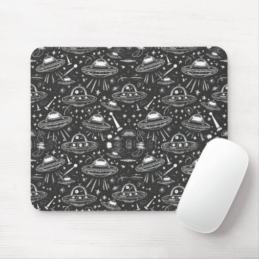 Raumschiff Mousepad (Mit Mouse)