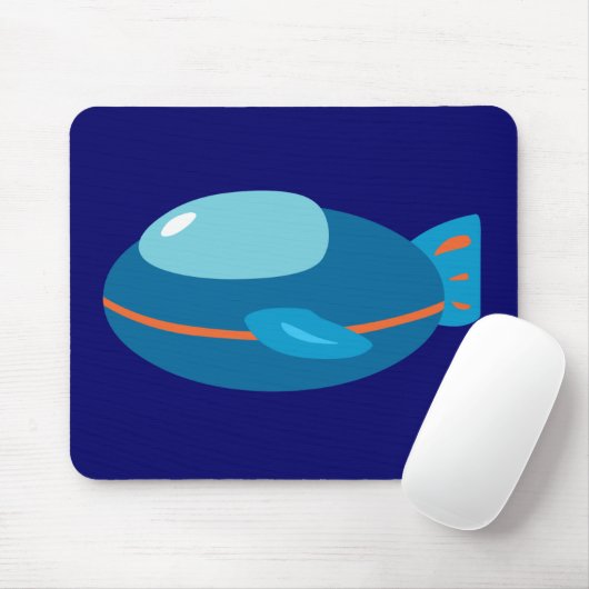 Raumschiff Mousepad (Mit Mouse)