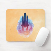 Raumschiff Mousepad (Mit Mouse)