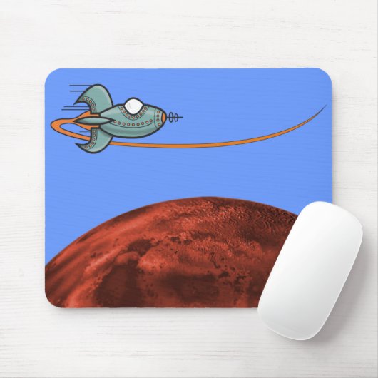 Raumschiff Mousepad (Mit Mouse)