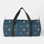 Raumschiff-Muster Duffle Bag (Rückseite)