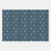 Raumschiff-Muster Geschenkpapier Set (Vorderseite 3)