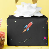 Raumschiff Planets Stars Geschenkpapier