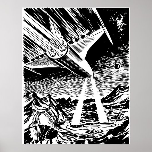 Raumschiff Poster (Vorne)