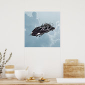 Raumschiff Poster (Küche)