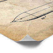 Raumschiff Poster (Ecke)