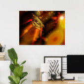 Raumschiff Poster (Heimbüro)