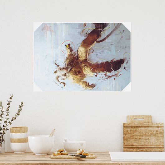 Raumschiff Poster (Küche)