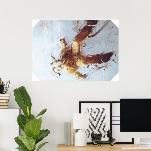 Raumschiff Poster (Heimbüro)