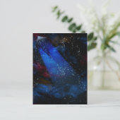 Raumschiff Postkarte (Stehend Vorderseite)