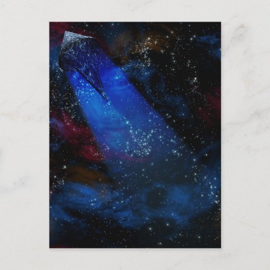 Raumschiff Postkarte (Vorderseite)