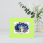 Raumschiff Postkarte (Stehend Vorderseite)