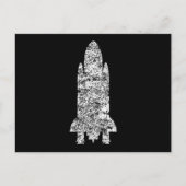 Raumschiff Postkarte (Vorderseite)
