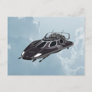 Raumschiff Postkarte