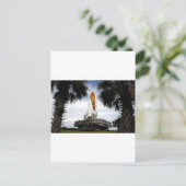 Raumschiff Postkarte (Stehend Vorderseite)