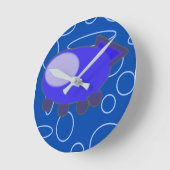 Raumschiff Runde Wanduhr (Winkel)