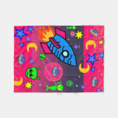 Raumschiff Sterne Außerirdischen Decken (Vorderseite (Horizontal))