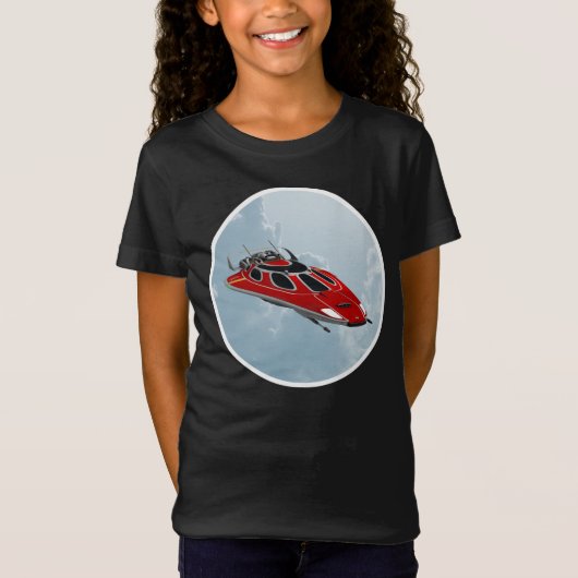 Raumschiff T-Shirt (Vorderseite)