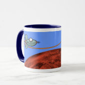 Raumschiff Tasse (Vorderseite Links)