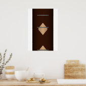 Raumschiff Tempel Teppich Poster (Küche)