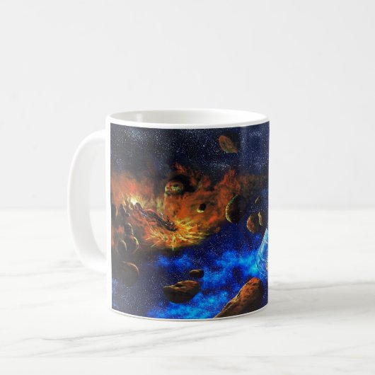 Raumschiff titanische Tasse (Vorderseite Links)