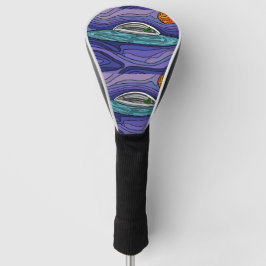 Raumschiff UFO Alien UAP paranormal Golf Headcover