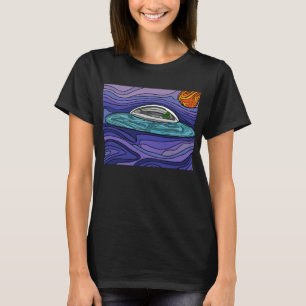 Raumschiff UFO Alien UAP paranormal T-Shirt