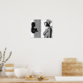Raumschiff und Baby Poster (Küche)