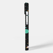 Raumschiff und Planet Case-Mate iPhone Hülle (Rückseite / Links)