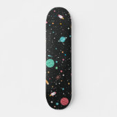 Raumschiff und Planet Skateboard (Vorne)