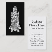 Raumschiff Visitenkarte (Vorne/Hinten)