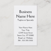 Raumschiff Visitenkarte (Rückseite)