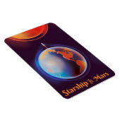 Raumschiff zum Mars Magnet (Rechte Seite)