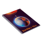 Raumschiff zum Mars Notizblock (Rechte Seite)